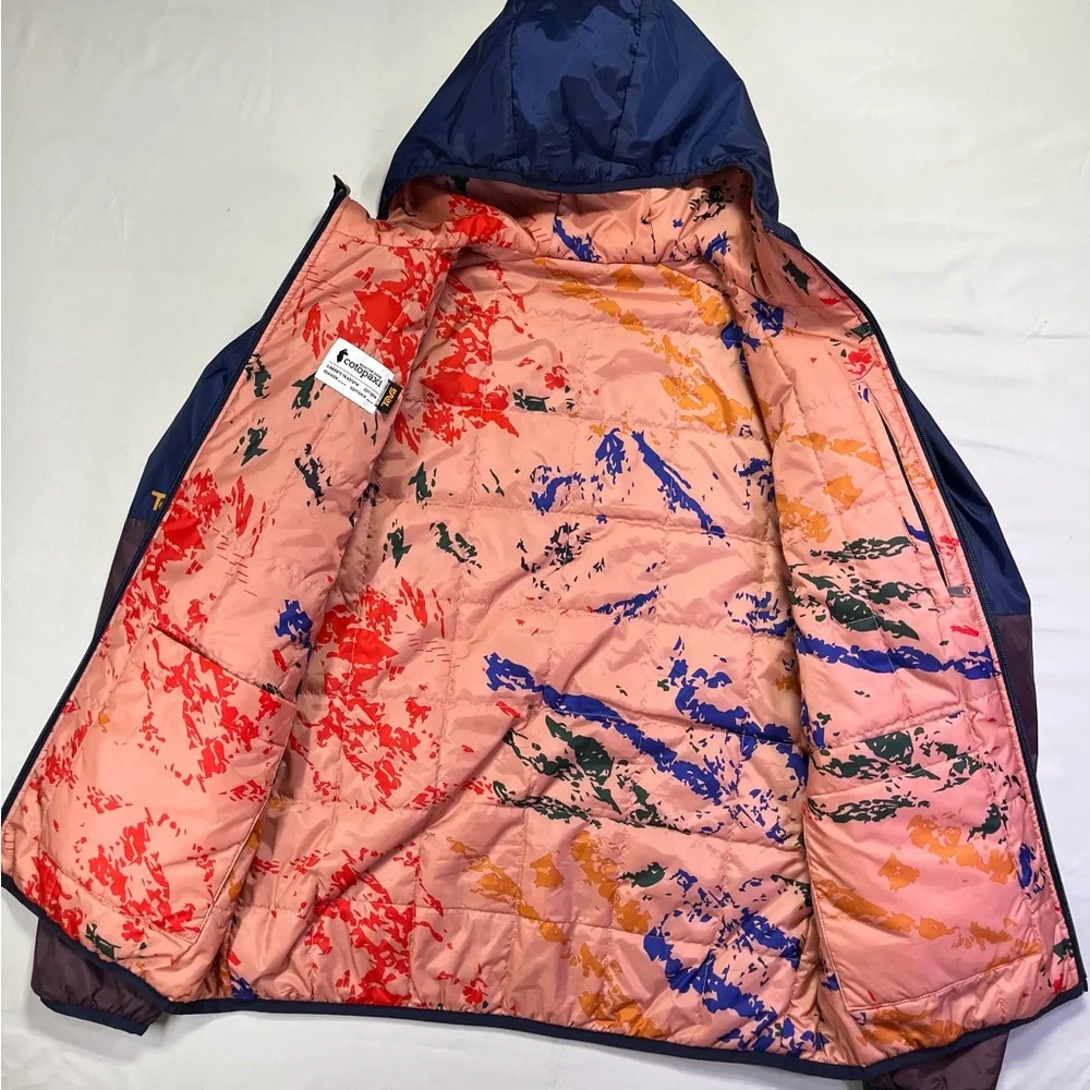 Cotopaxi Teva Teca Calido Hooded Color Block Puffer Jacket Coat - S - Like New! - Picture 4 of 9